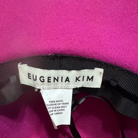 #82 Eugenia Kim Wide Brim Sun Hat - Pink Wool Hat - Picture 8 of 10